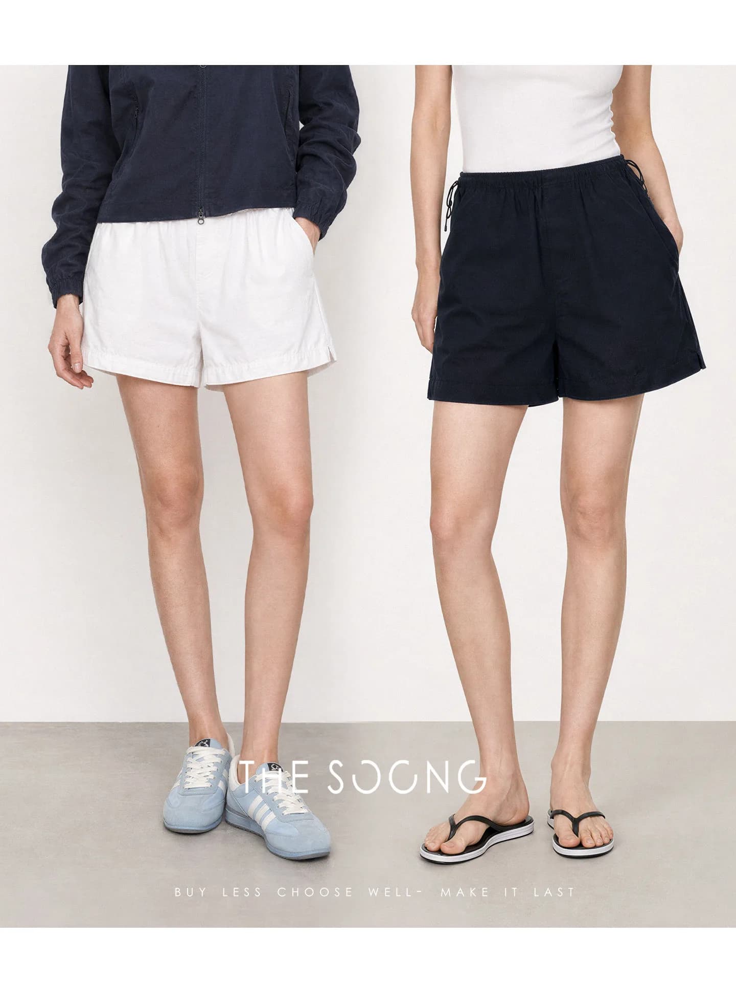 THESOONG Light Outdoor Commute 100% Cotton Ripstop Check Shorts view 1