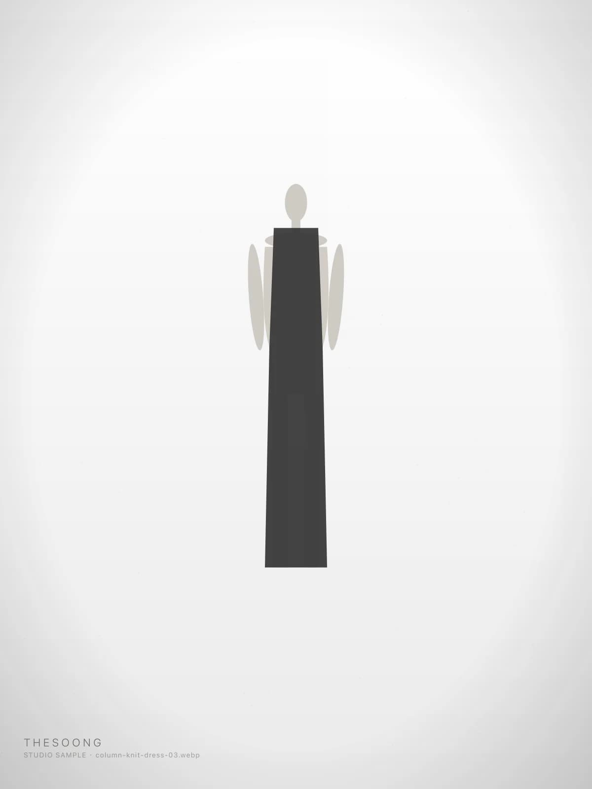 Column Knit Dress — view 3