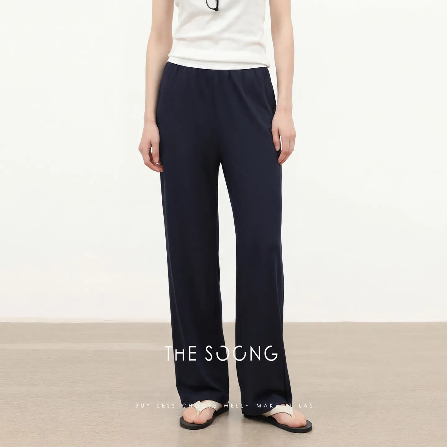 THESOONG Soft Trousers Summer Light Modal Blend