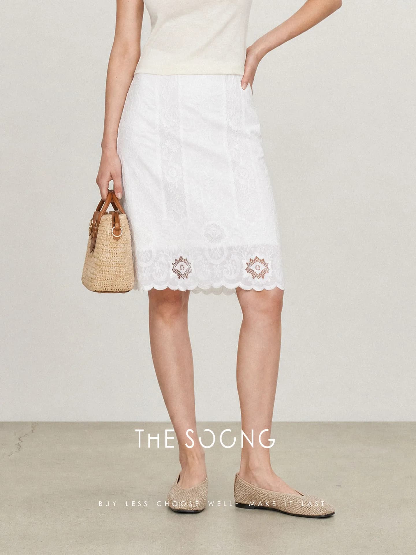 THESOONG French Romantic High-Density Embroidered Lace Wavy view 2
