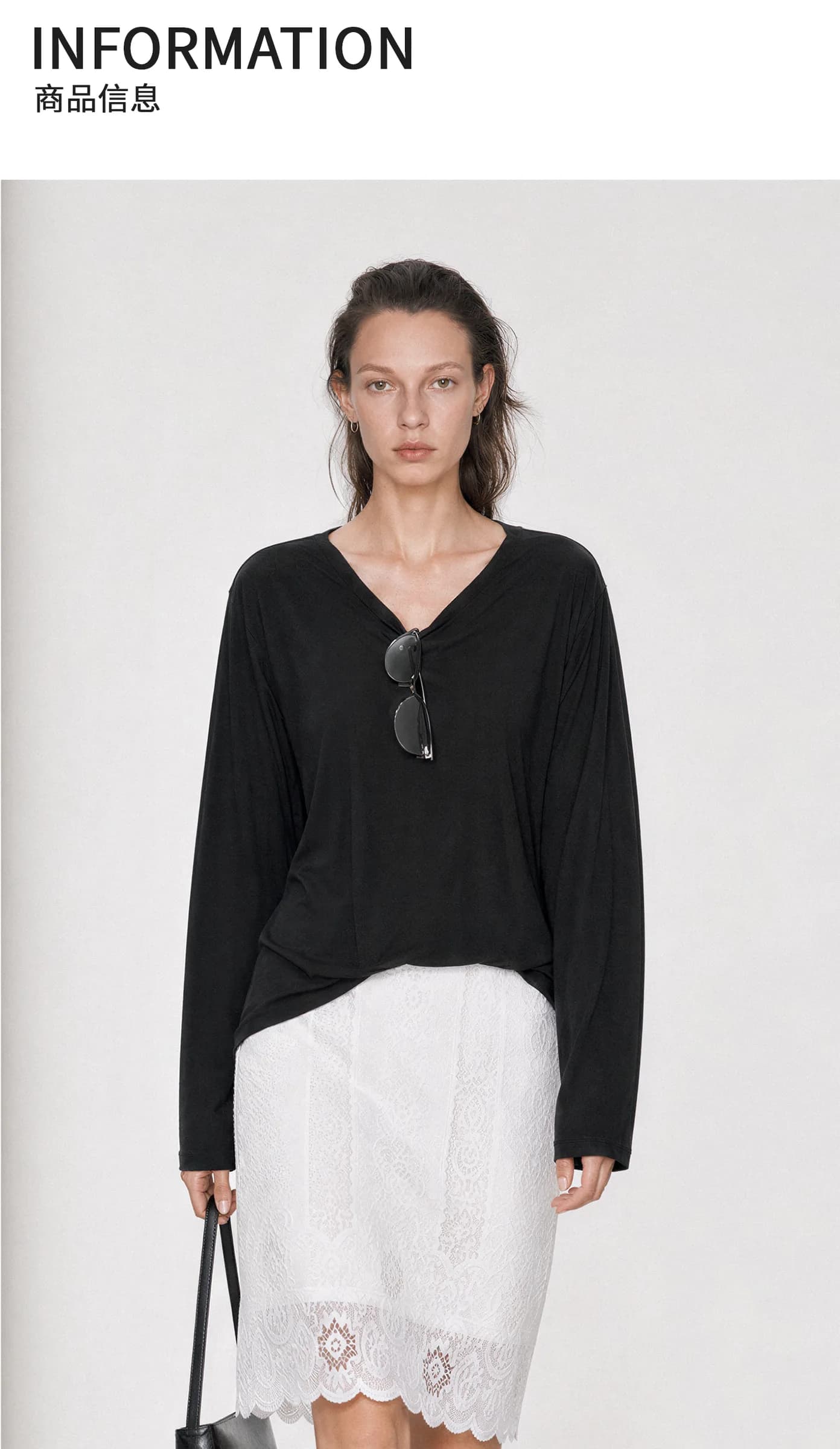 THESOONG Summer Savior Tencel-Linen Silky Drapey Breathable LS Tee view 3