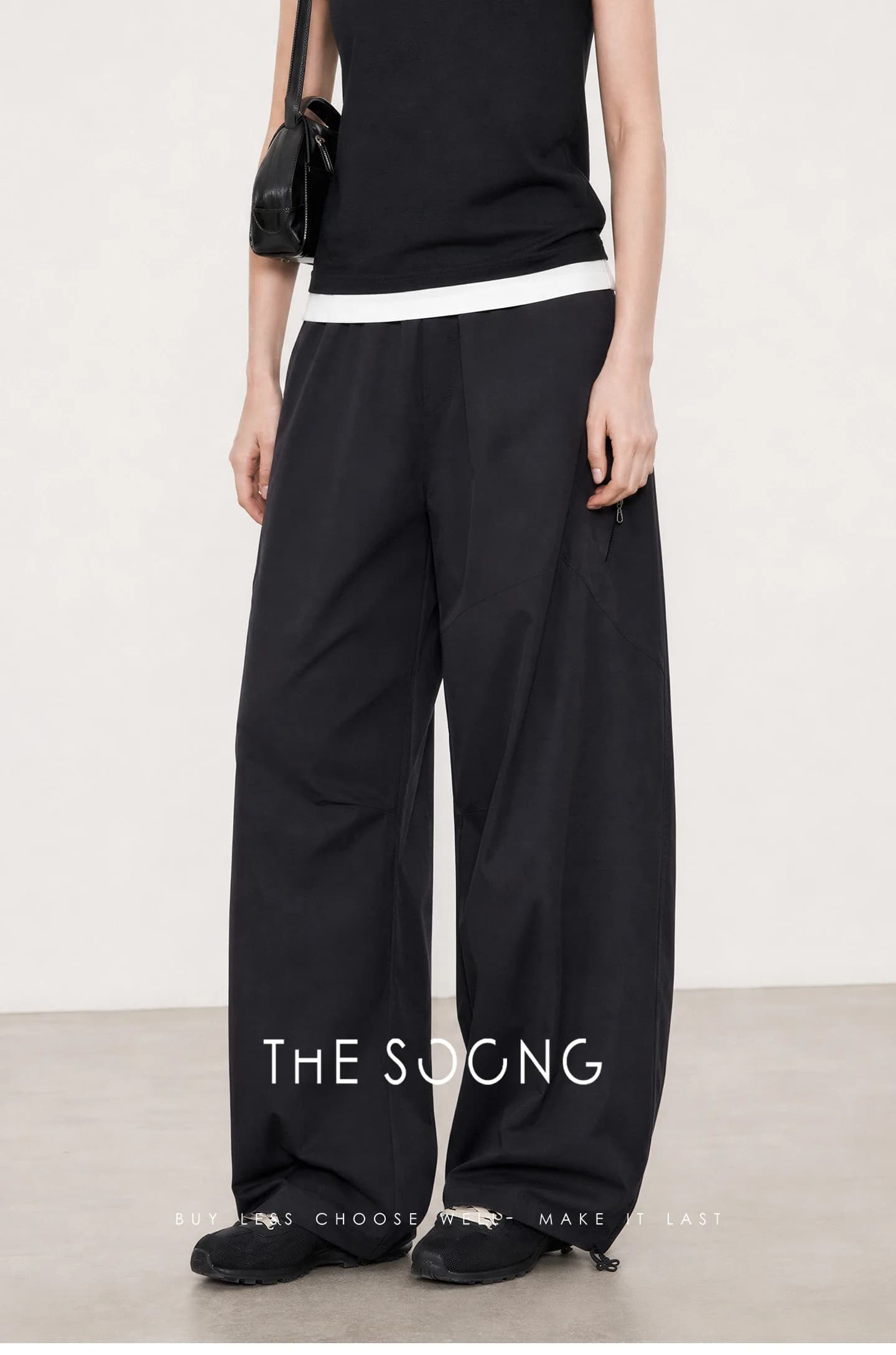 THESOONG Summer Outdoor Mid-Rise Loose Quick-Dry Sunproof Pants view 19