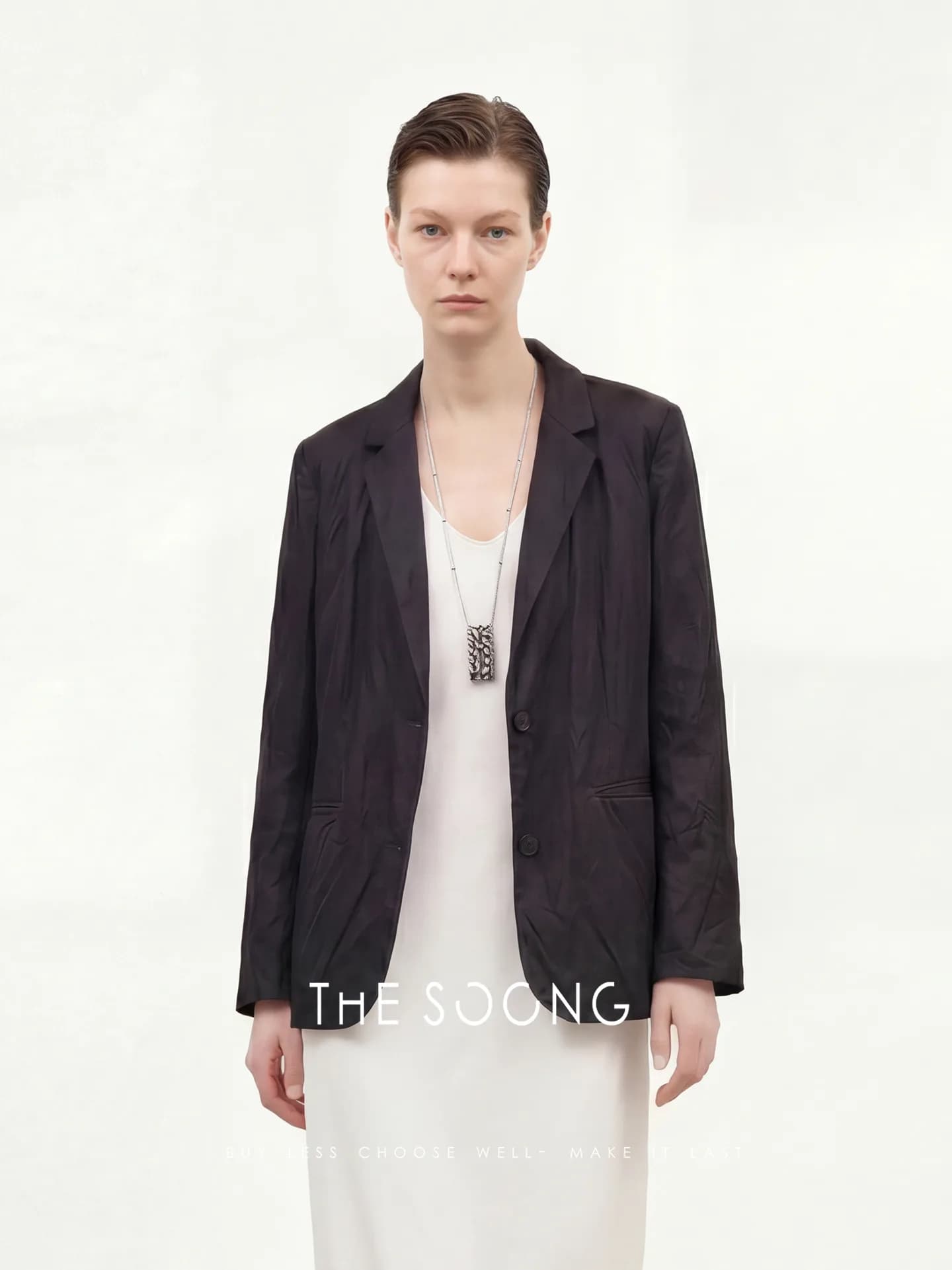 THESOONG Relaxed Silhouette Heavyweight Italian-Made Natural view 1