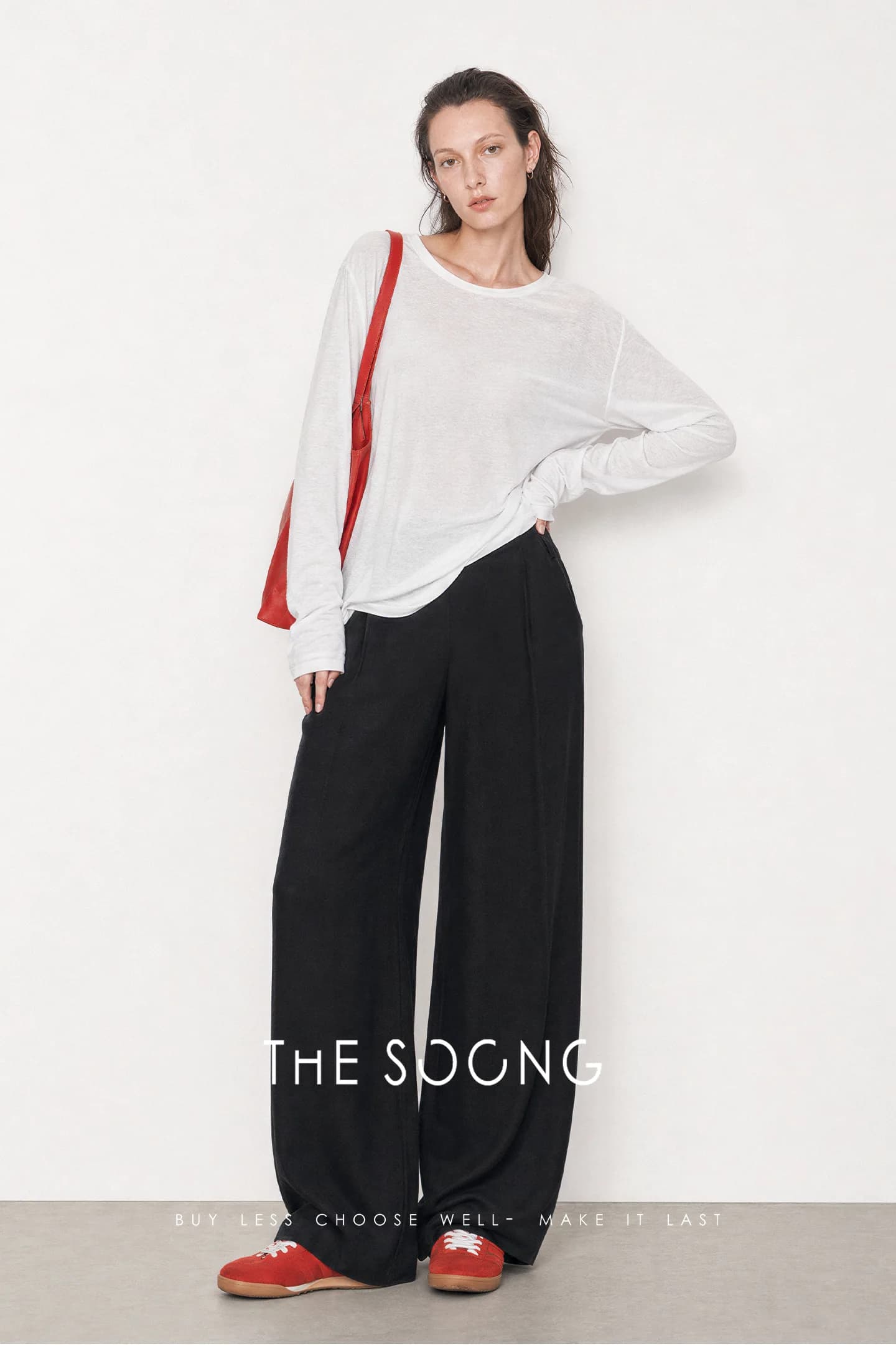 THESOONG Summer Savior Tencel-Linen Silky Drapey Breathable LS Tee view 11