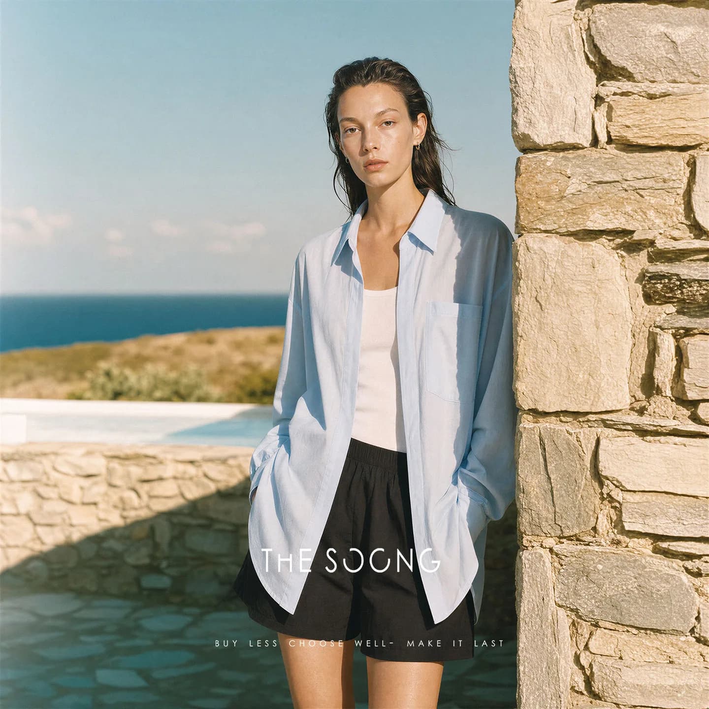 THESOONG Relaxed Premium Wrinkle-Resistant Nylon Breathable alternate view