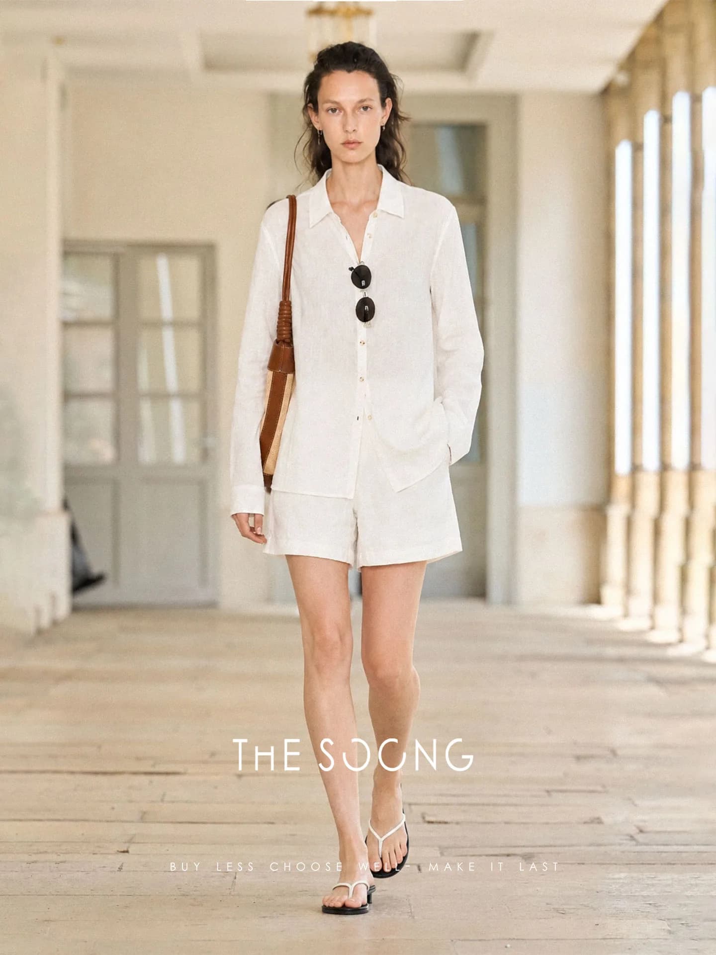 THESOONG 100% Cotton French Polo Clean-Seam Lightweight Shirt view 5