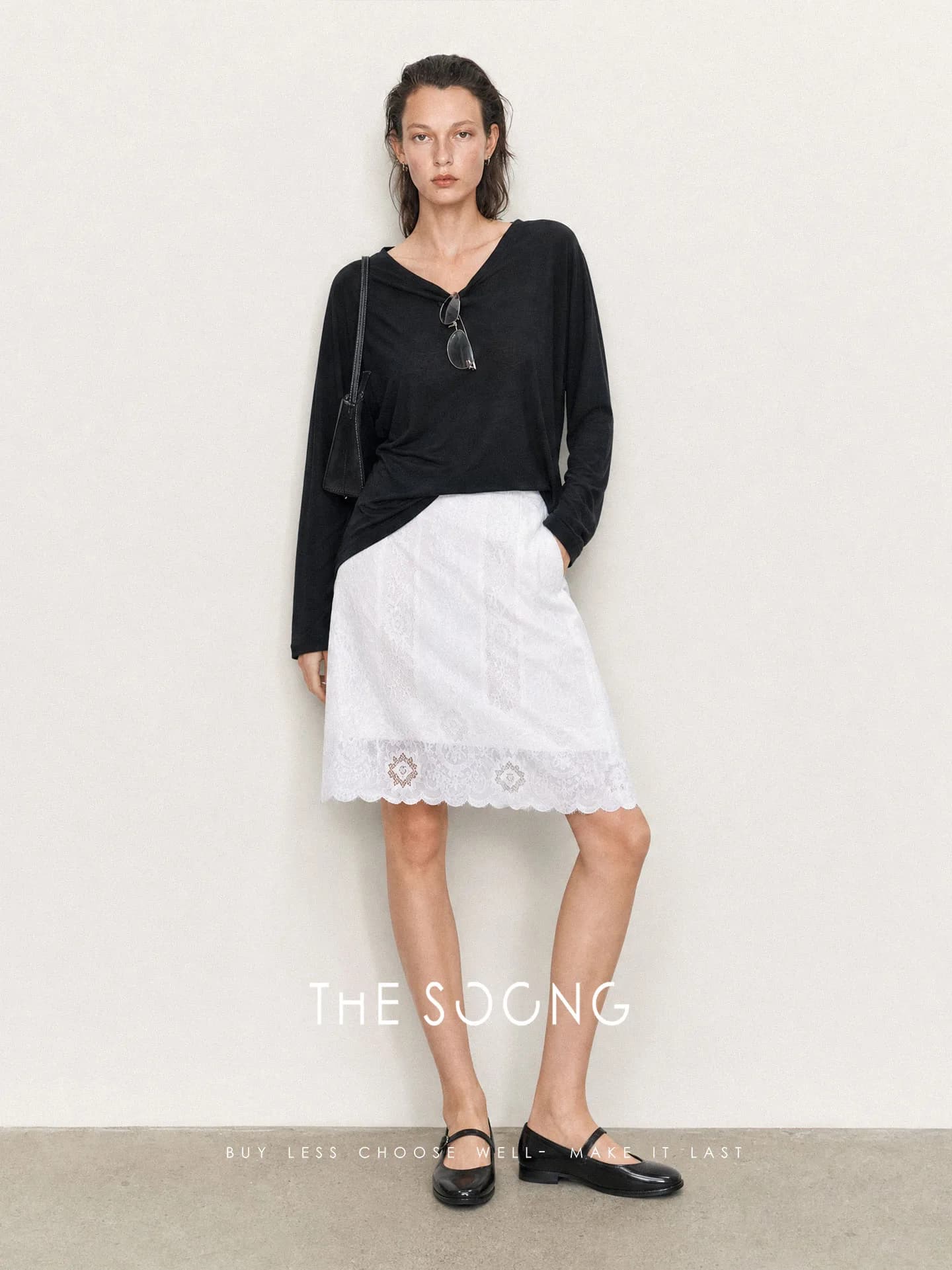 THESOONG French Romantic High-Density Embroidered Lace Wavy view 4
