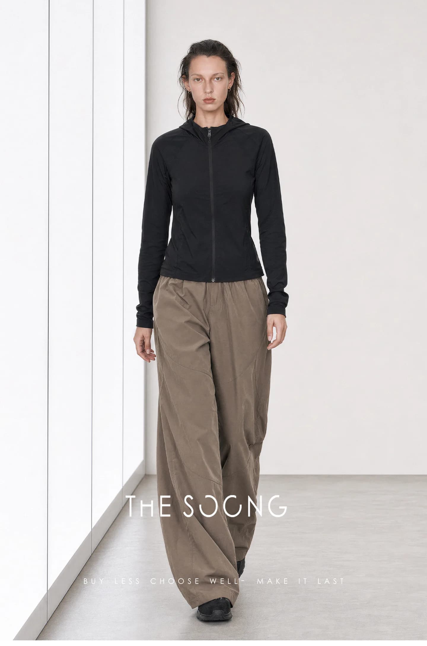 THESOONG Summer Outdoor Mid-Rise Loose Quick-Dry Sunproof Pants view 16