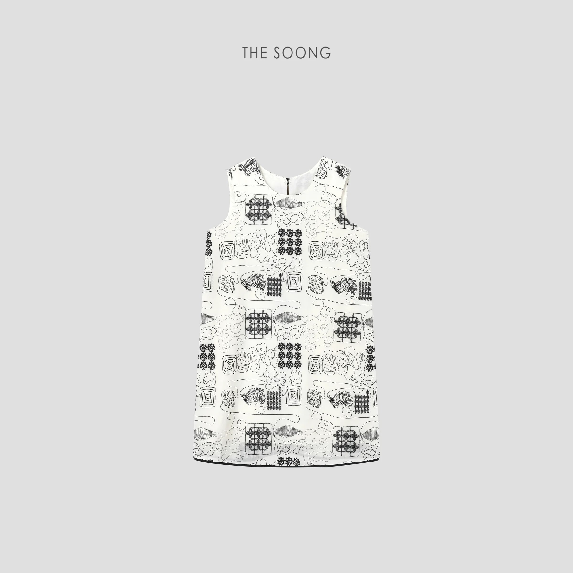 THESOONG Cool-Touch Embroidered Dress