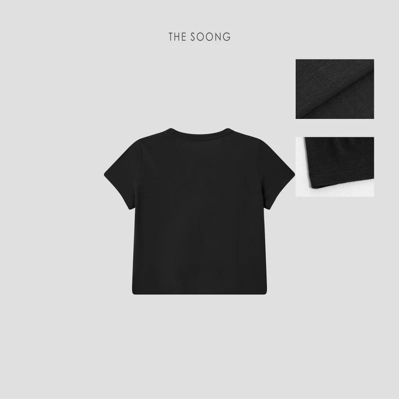 THESOONG Zero-Feel T Imported Australian Pure Cotton High-Twist Tee view 11