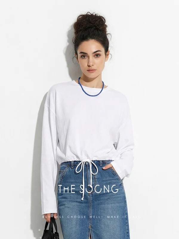 THESOONG / Sculptural Aesthetics Minimalist High-Density Purl Knit view 2