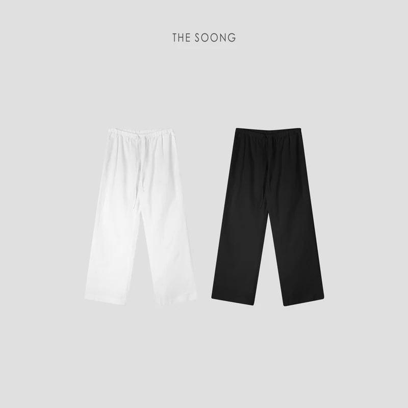THESOONG “Rational Aesthetic” Jacquard Check Cropped Pants-5153 view 1