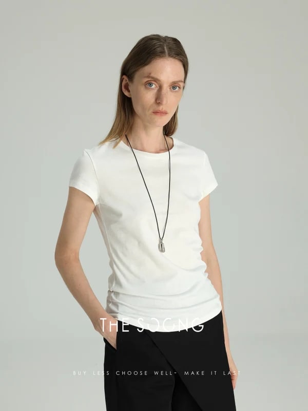THESOONG Minimalist Classic Crewneck Long-Sleeve Top - 5170 view 5