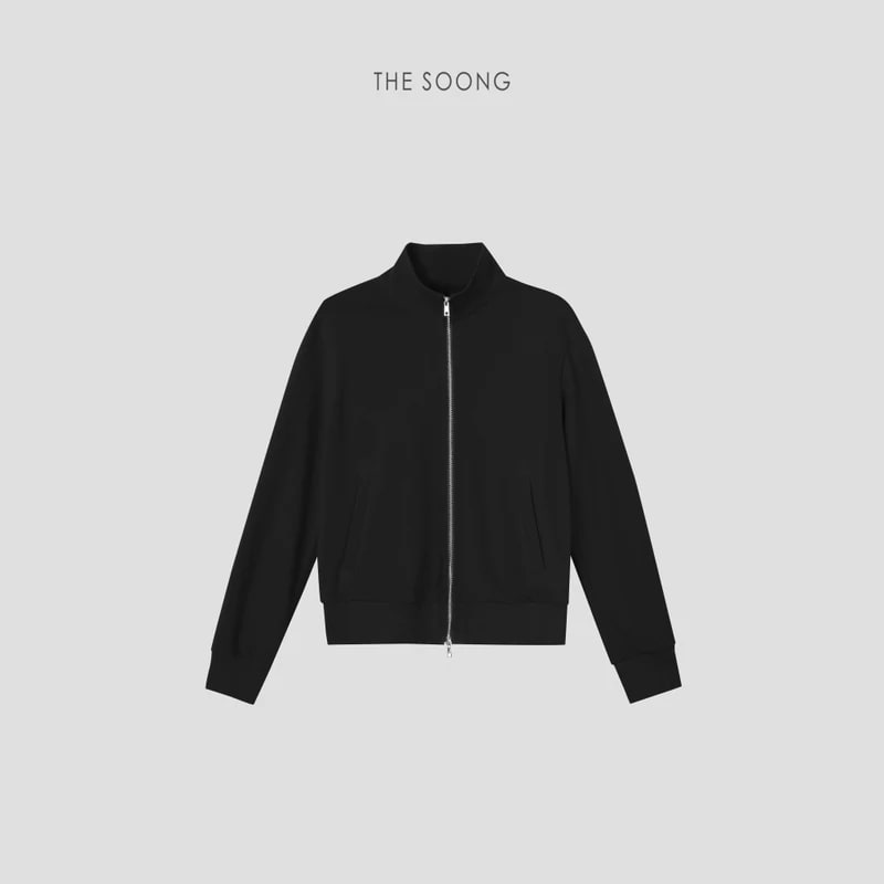 THESOONG “Evergreen” Cotton-Blend Stand-Collar Casual Set - 8995/8996 view 12