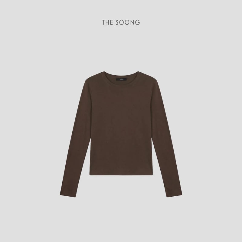 THESOONG 26s 80s High-Twist Cotton Sun-Protective Crewneck Top - 7293 view 18