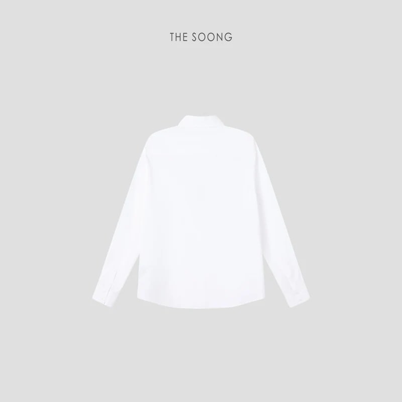 THESOONG “White Order” 100% Long-Staple Cotton Crisp Shirt - 9342 view 7
