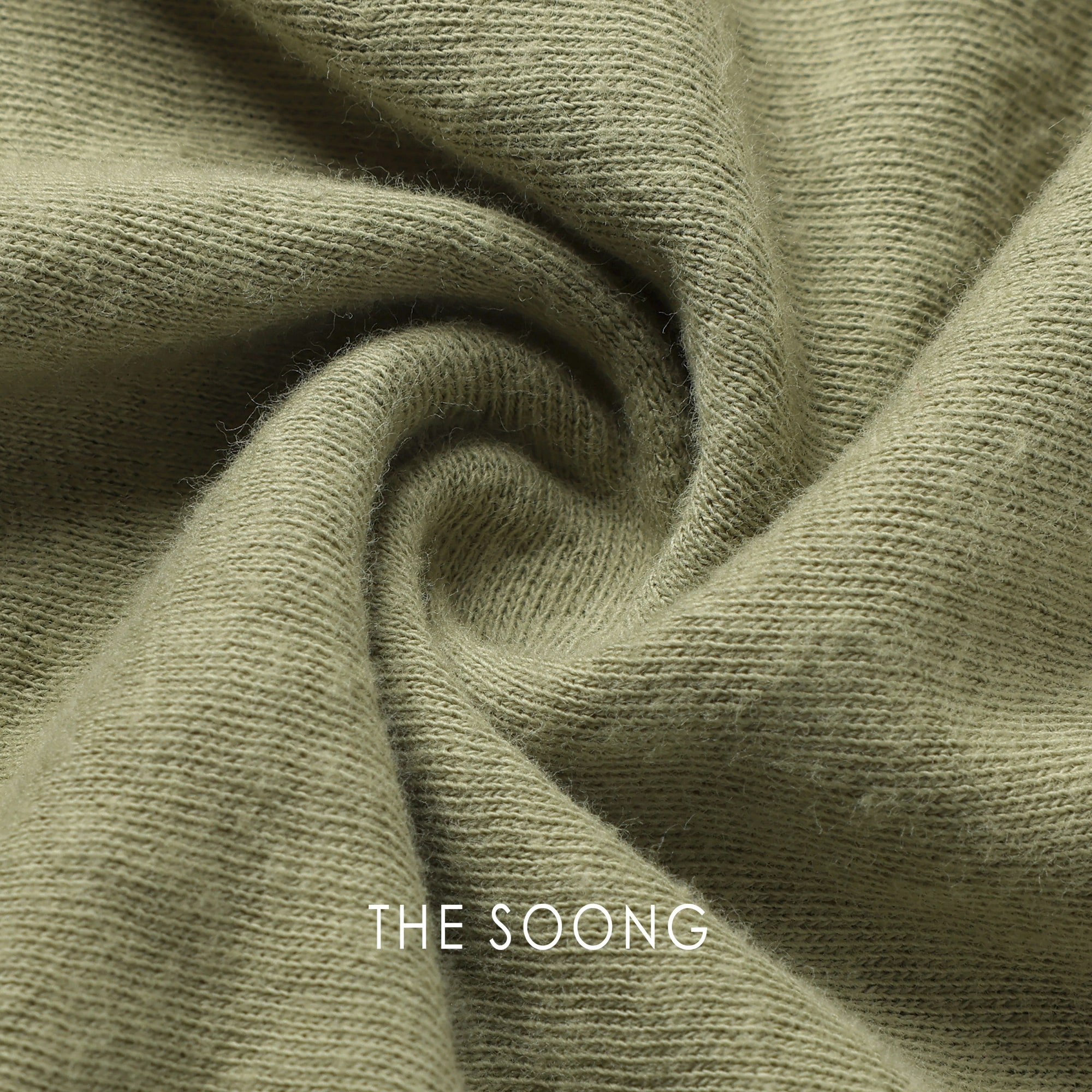 THESOONG "Candy Series" Minimal Textured Soft Oversized Crew view 18
