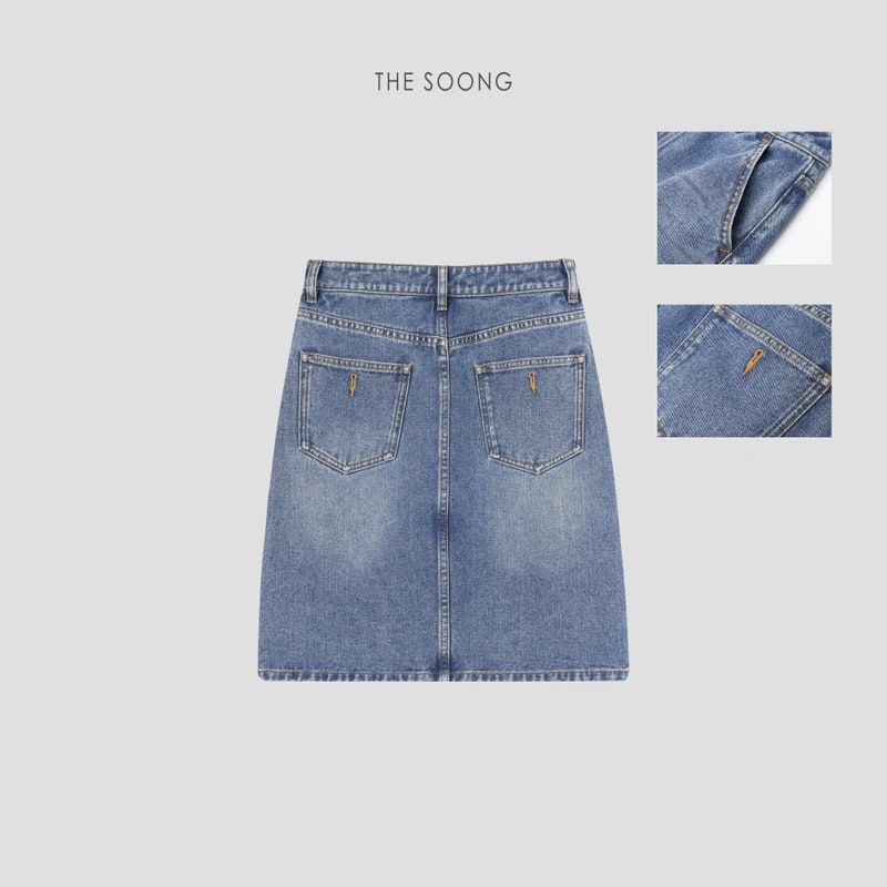 THESOONG「Original Denim」11.3 oz ライトウェイト ウォッシュド ウィスカー デニム view 7