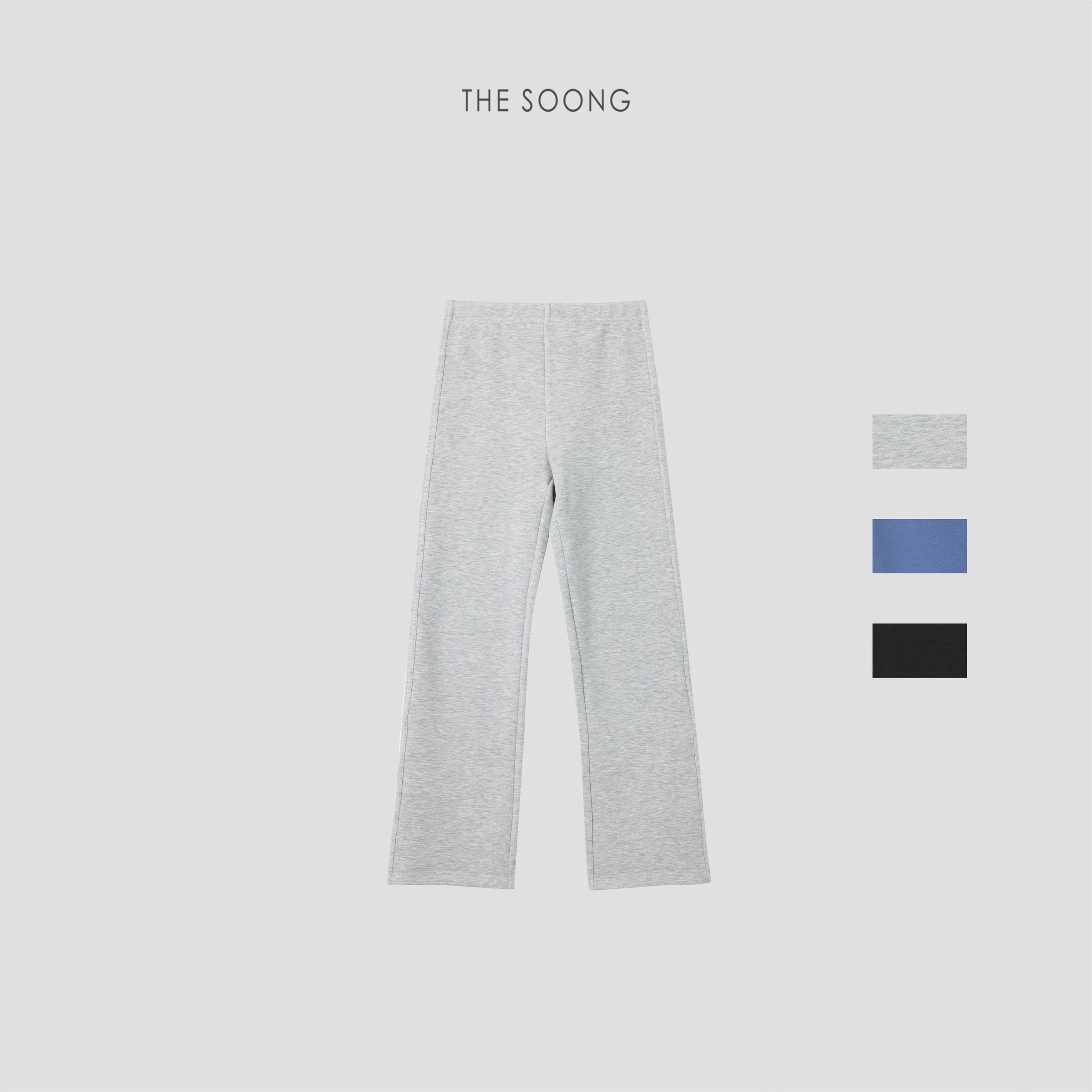 THESOONG “Cloud Pants” Minimalist Mid-Rise Straight-Leg Pants - 9307