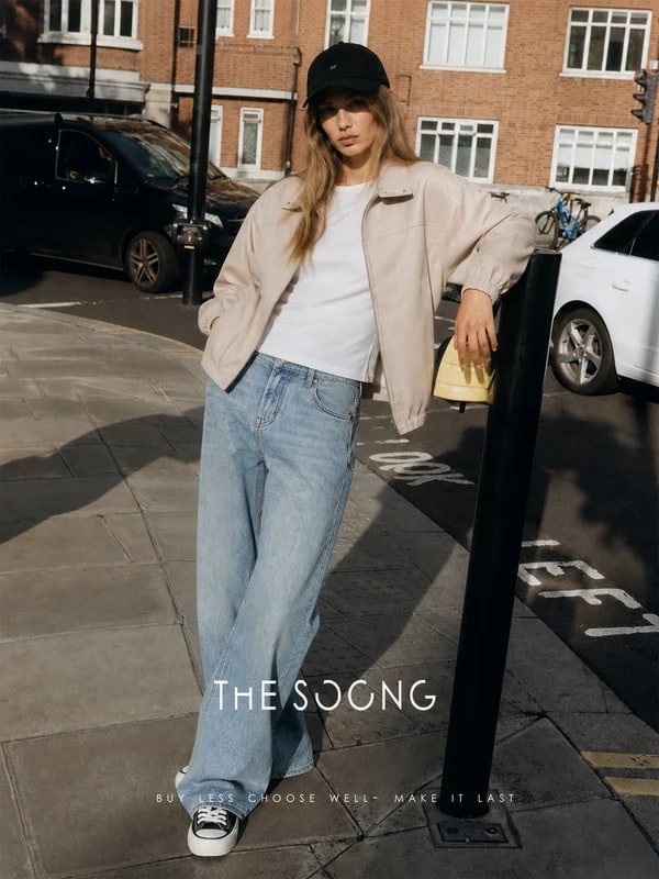 THESOONG “Bass Jacket” Relaxed Zip-Up Stand-Collar Cropped Jacket - 9142 view 8