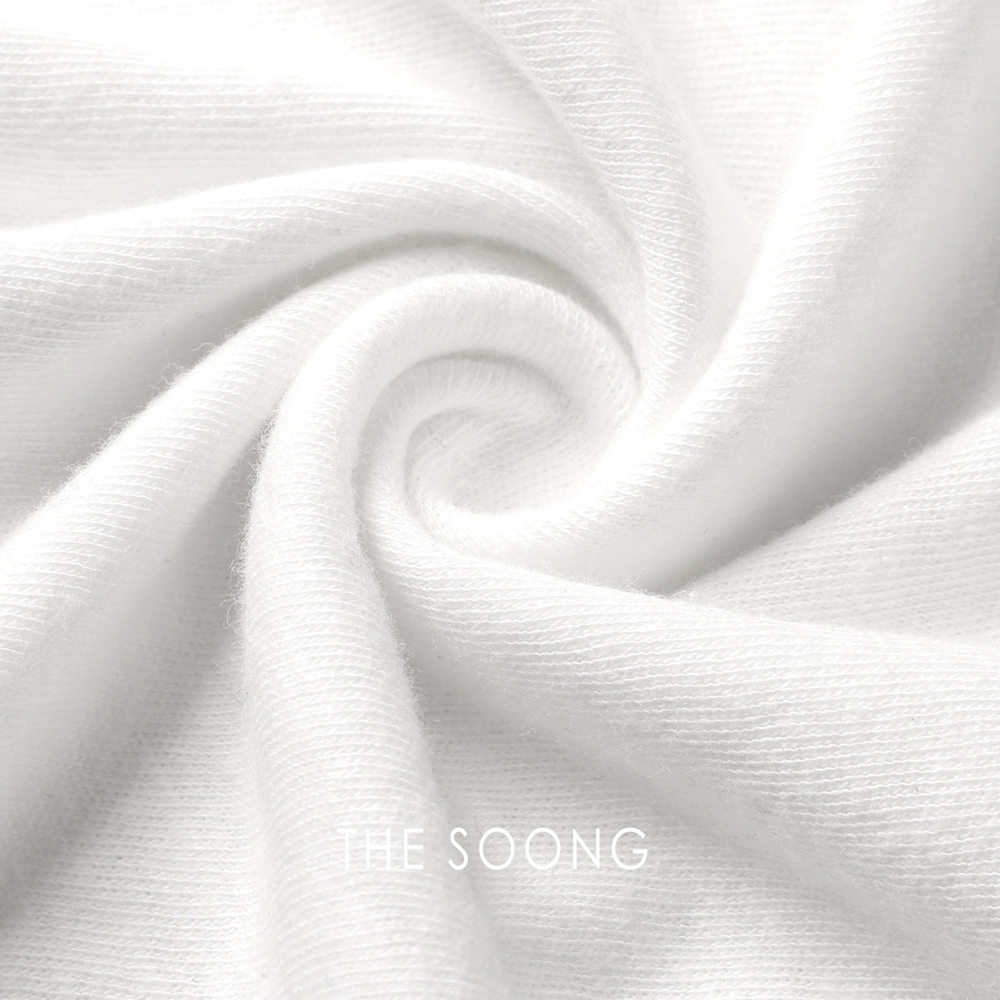 THESOONG "Candy Series" Minimal Textured Soft Oversized Crew view 16