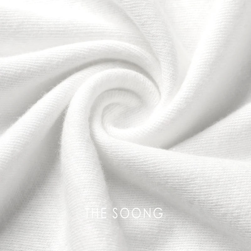 THESOONG "Candy Series" Minimal Textured Soft Oversized Crew view 16