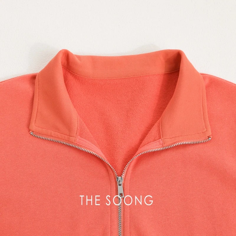 THESOONG “Evergreen” Cotton-Blend Stand-Collar Casual Set - 8995/8996 view 10