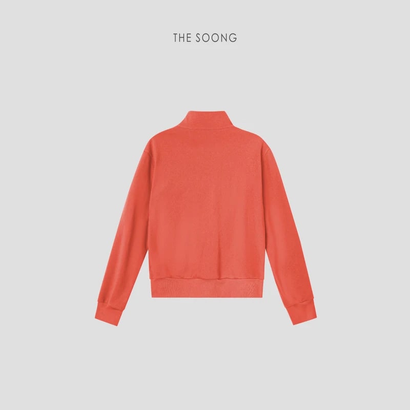 THESOONG “Evergreen” Cotton-Blend Stand-Collar Casual Set - 8995/8996 view 9