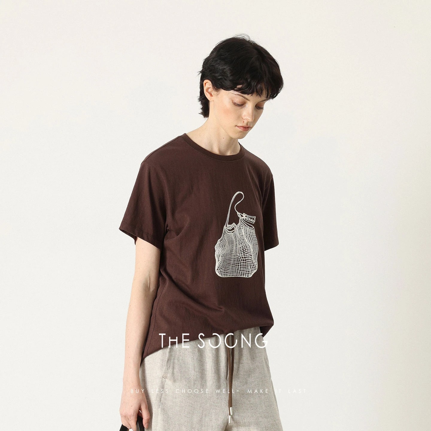 THESOONG "Breeze Touch" 140G Snowflake Texture Flocked Print view 4