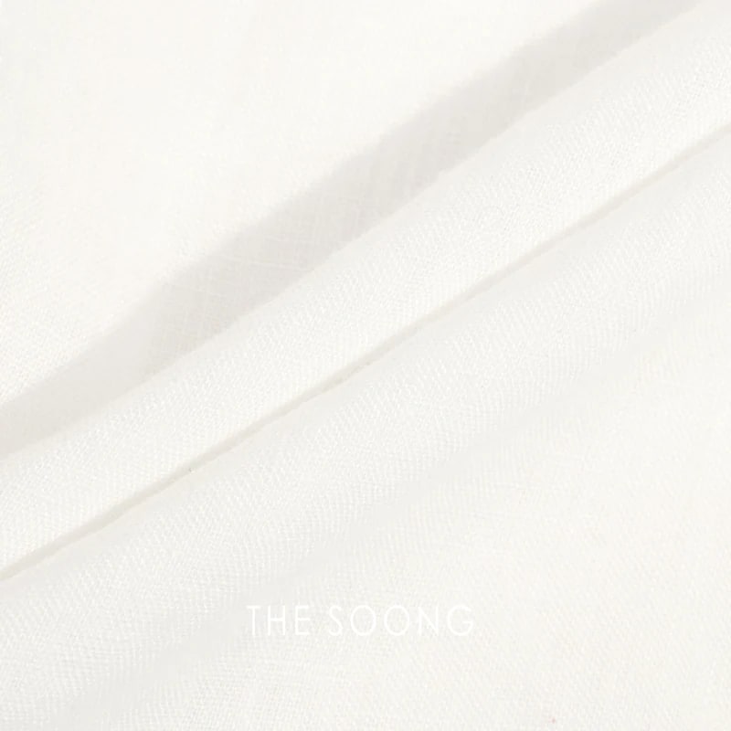 THESOONG Quiet Luxury 100% Linen Textured Collared Shirt - 8846 view 18
