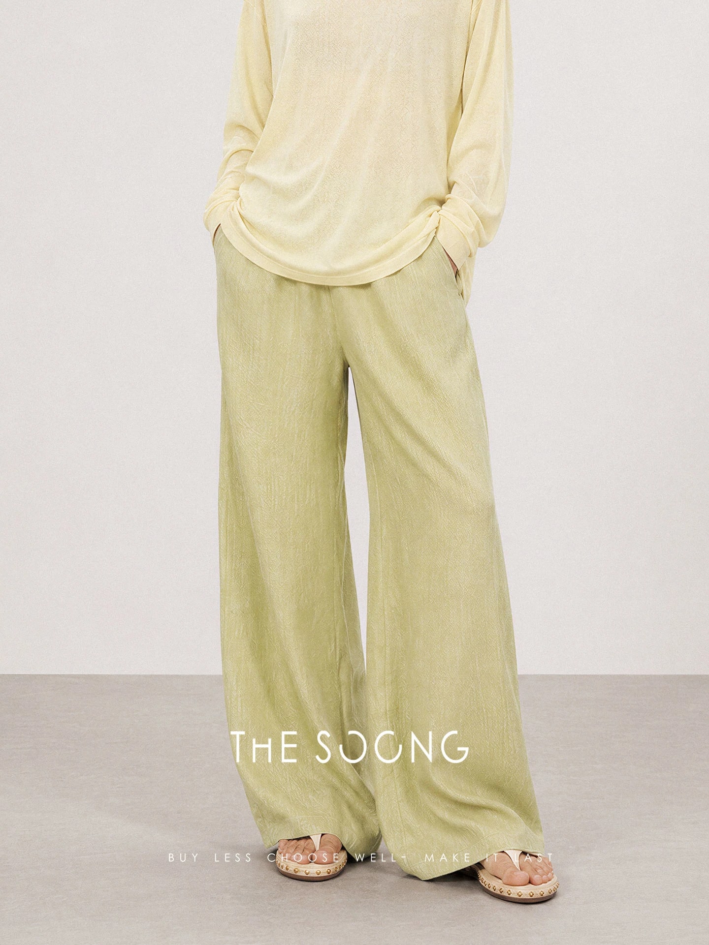 THESOONG Relaxed Loose Summer 100% Linen Draped Clean Women' view 8