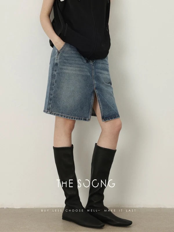 THESOONG「Original Denim」11.3 oz ライトウェイト ウォッシュド ウィスカー デニム view 3