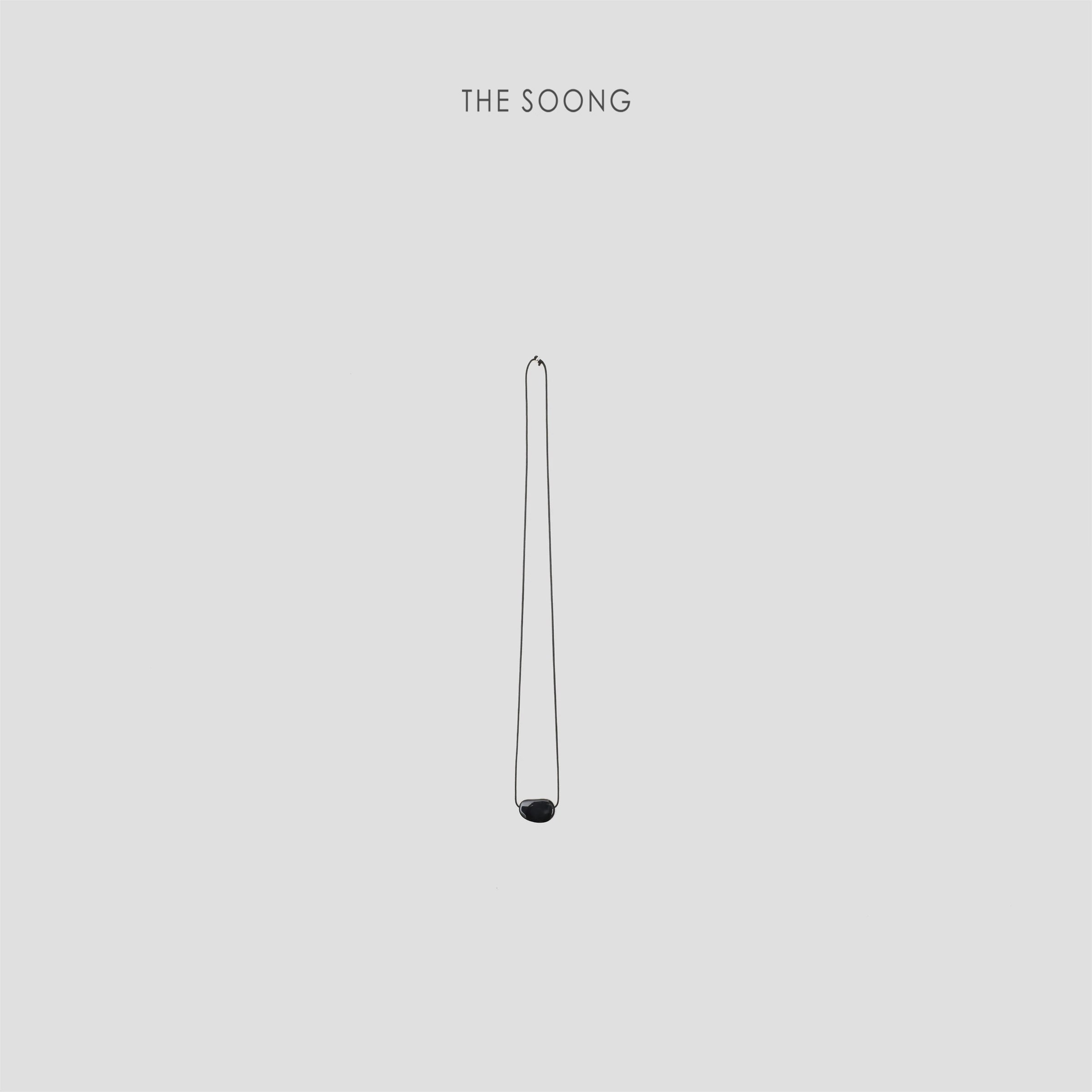 THESOONG Pendant Necklace with Handwoven Waxed Cord, Adjustable Clasp view 4