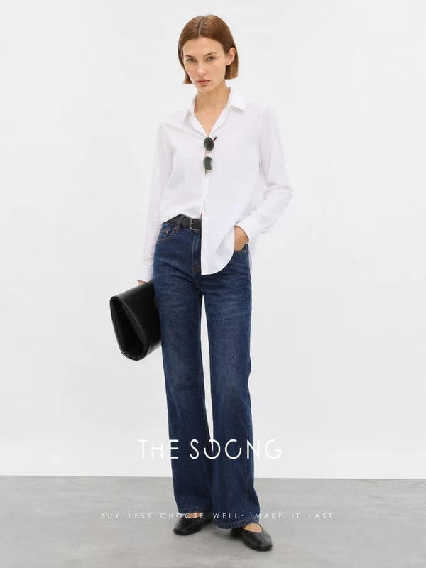 THESOONG “White Order” 100% Long-Staple Cotton Crisp Shirt - 9342 view 5