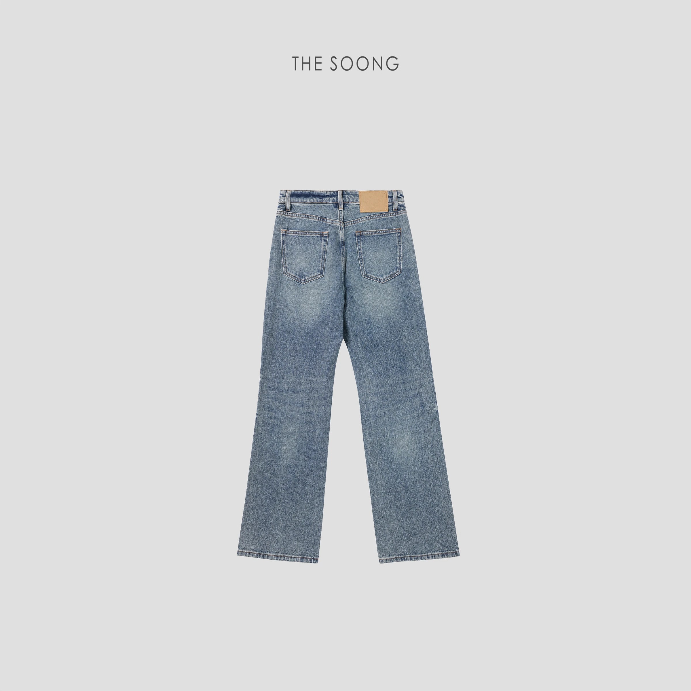 THESOONG Vintage 13.5oz Heavyweight Cotton-Blend Washed Jeans - 8256 view 7