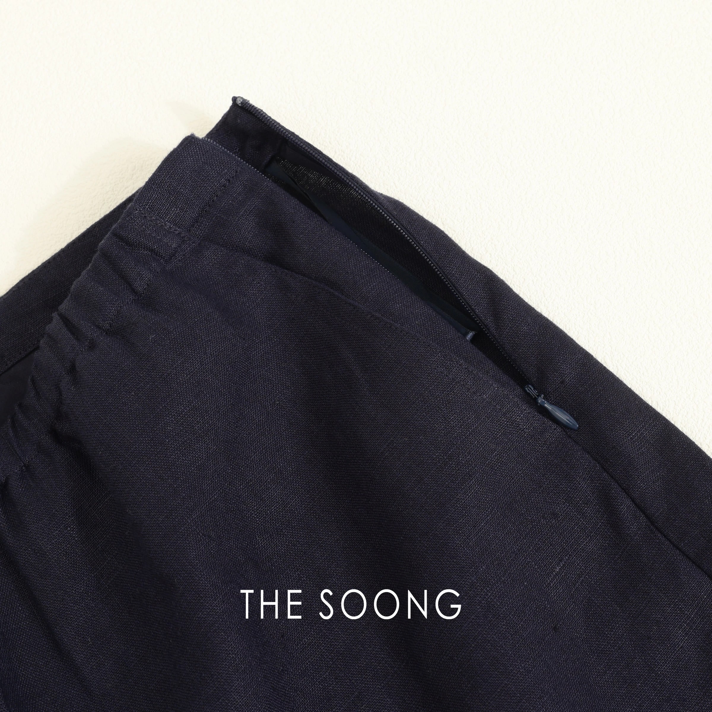 THESOONG Relaxed Loose Summer 100% Linen Draped Clean Women' view 15