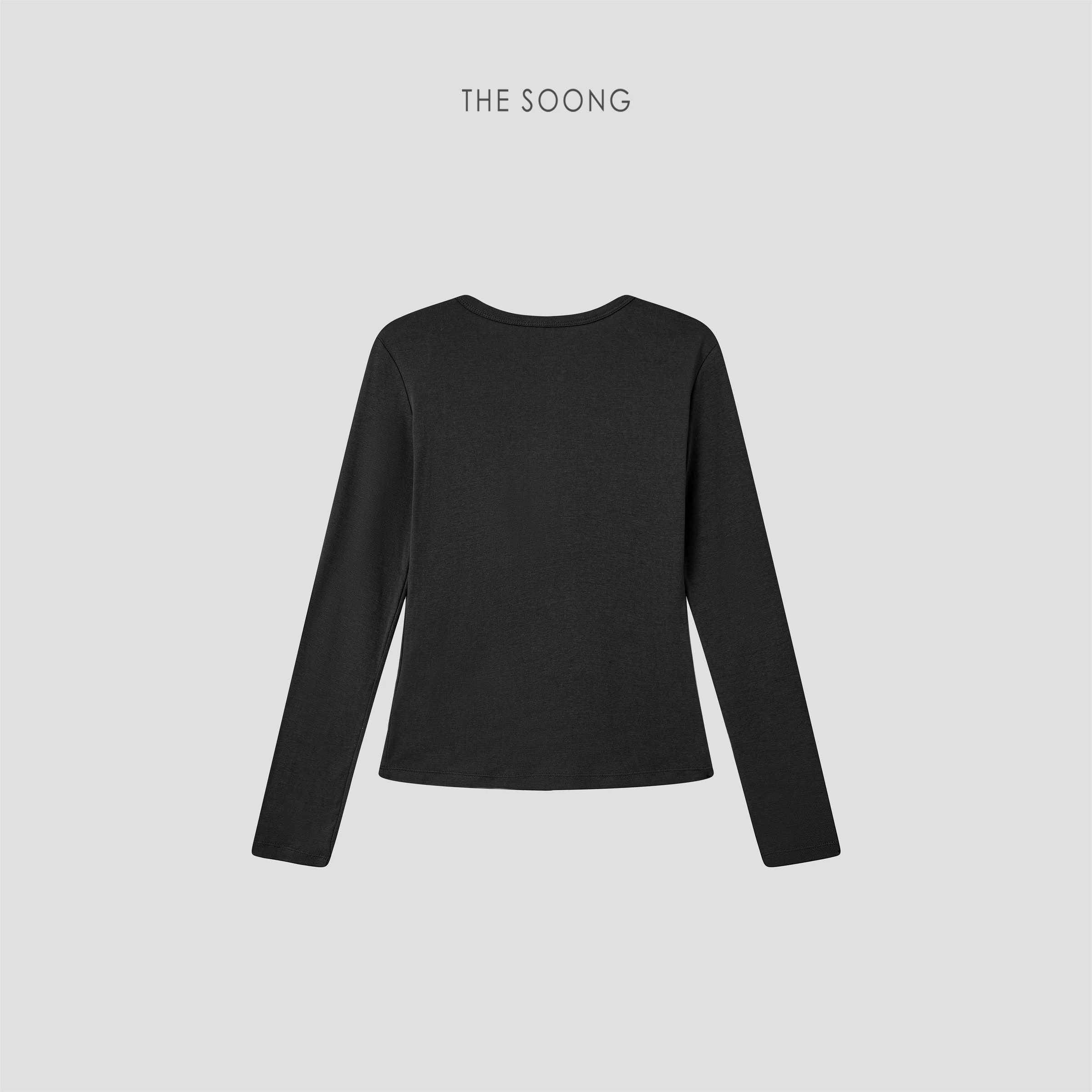 THESOONG Minimal Henley Long-Sleeve Top - 9436 view 8