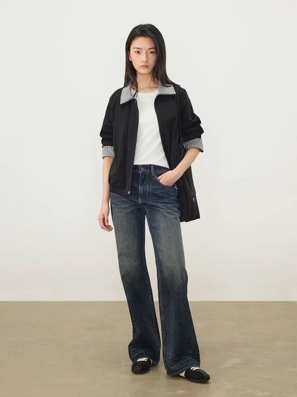 THESOONG “Cloud Whisker” Vintage Mid-Rise Denim Jeans - 8255 view 7