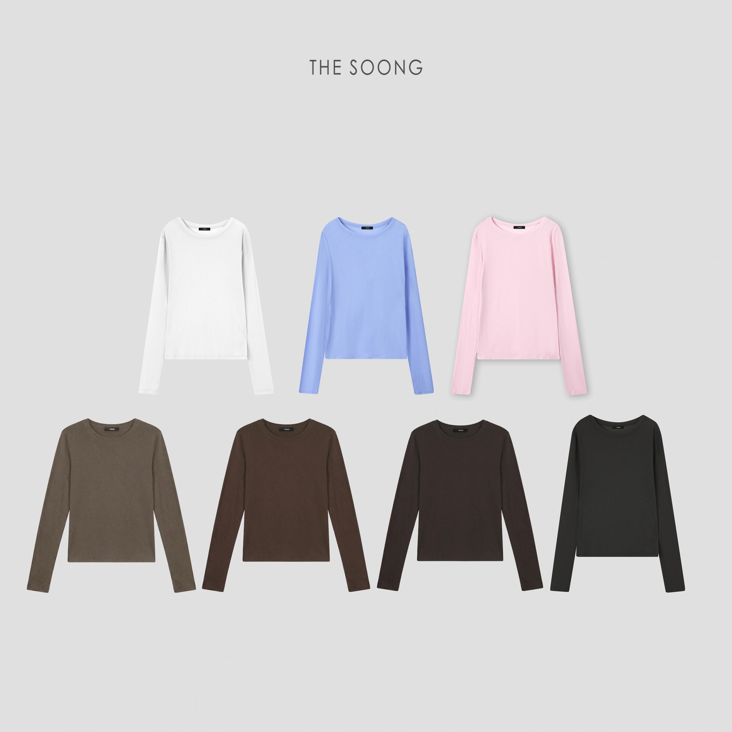 THESOONG 26s 80s High-Twist Cotton Sun-Protective Crewneck Top - 7293