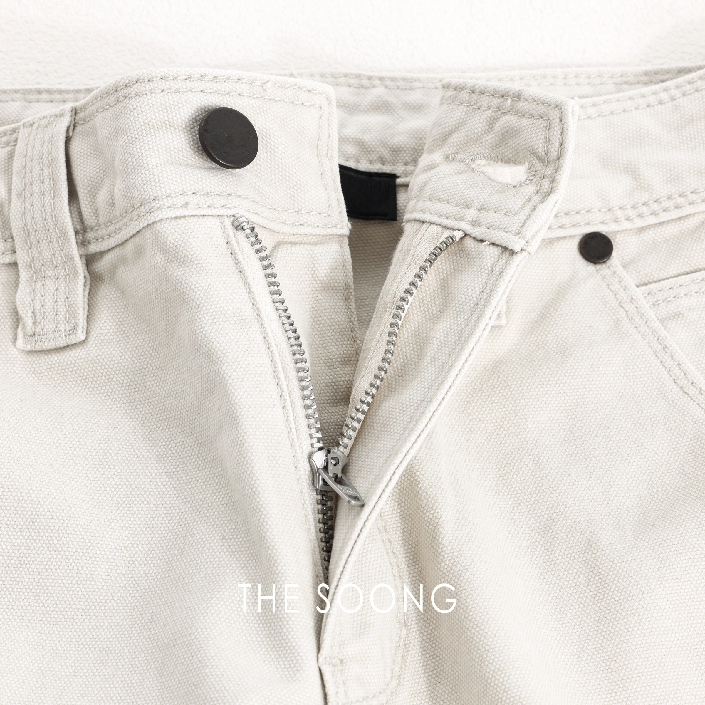 THESOONG “Coconut Pants” Clean Fit Washed Vintage Denim Jeans - 8910 view 12