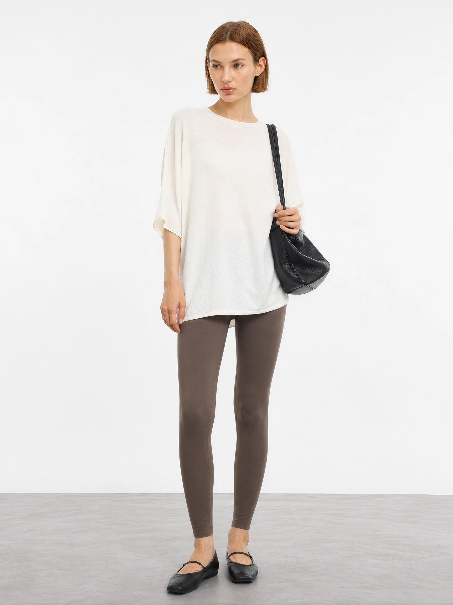 THESOONG Cropped Seamless Three-Needle Yoga Pants - 3763-5424 view 9