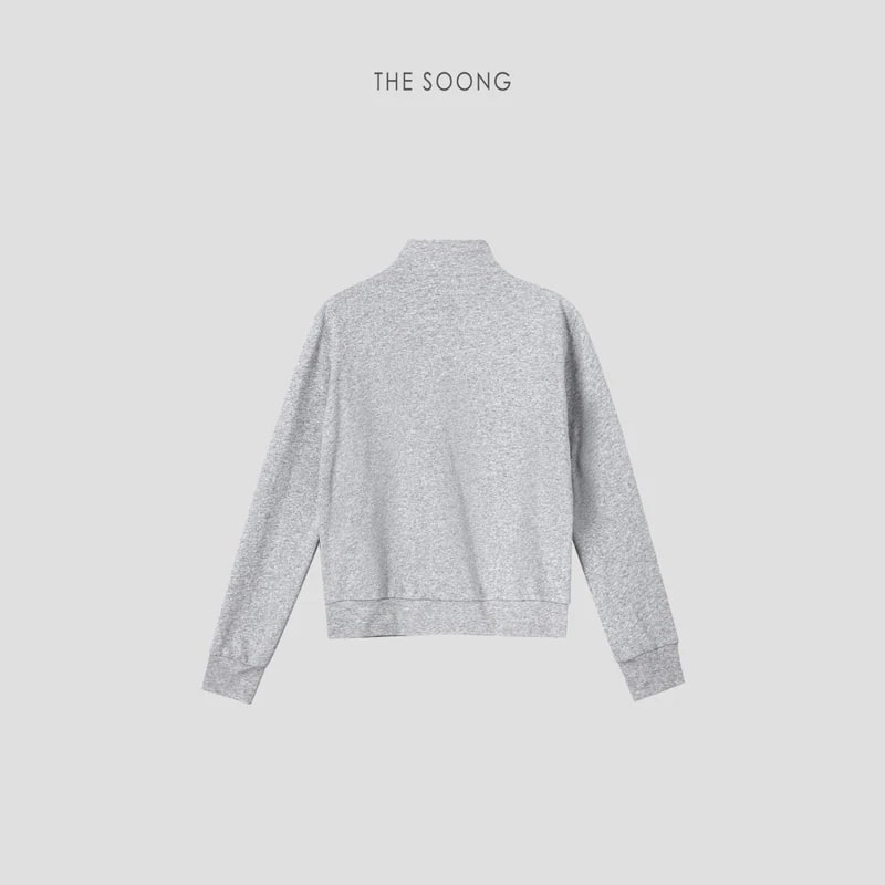 THESOONG “Evergreen” Cotton-Blend Stand-Collar Casual Set - 8995/8996 view 21