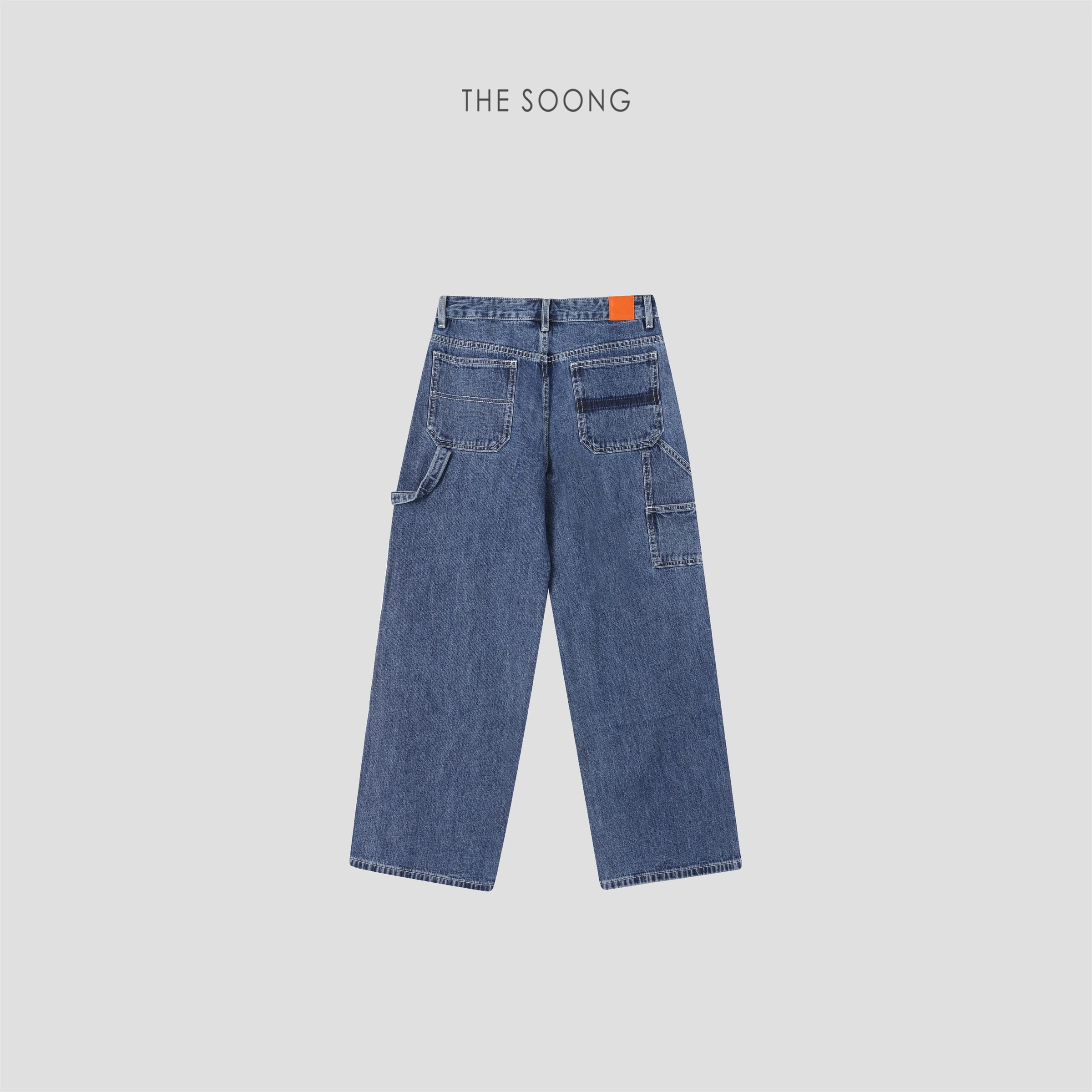 THESOONG “Okayama Denim” 90s Vintage Mid-Low Rise Wide-Leg Jeans - 9095 view 12