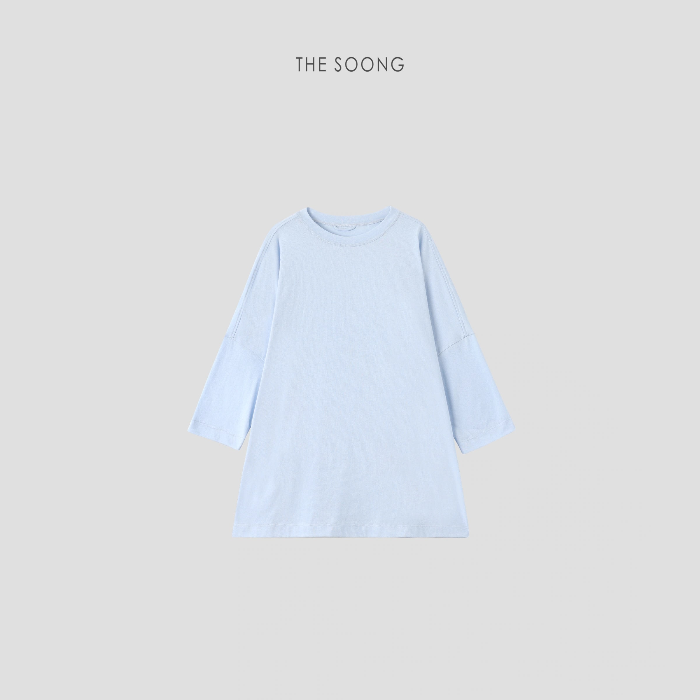 THESOONG "Candy Series" Minimal Textured Soft Oversized Crew view 12