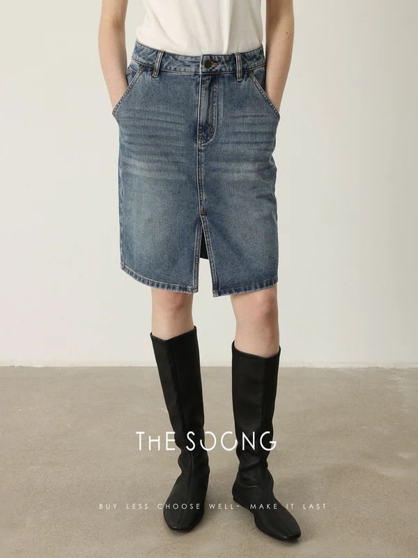 THESOONG「Original Denim」11.3 oz ライトウェイト ウォッシュド ウィスカー デニム view 2