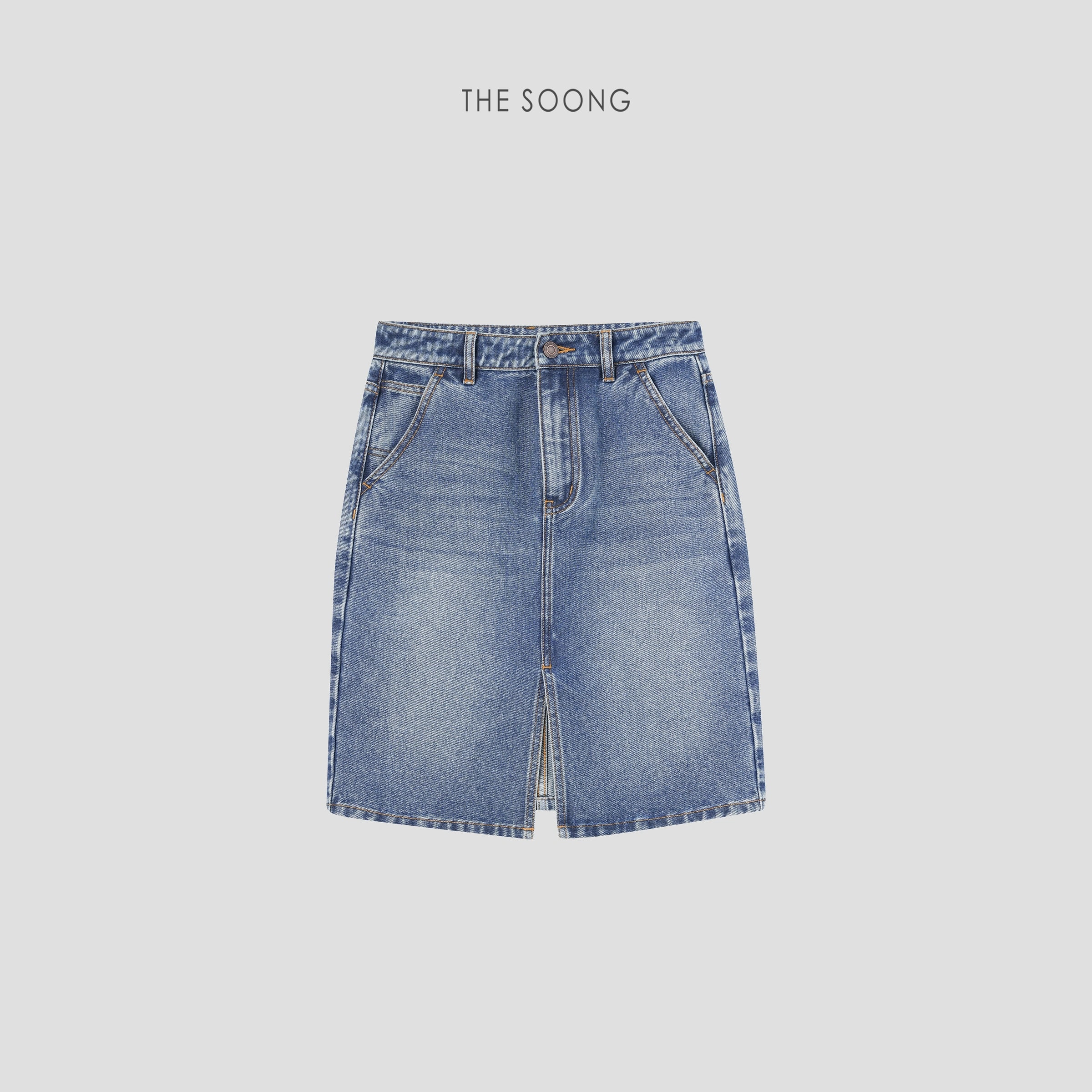 THESOONG「Original Denim」11.3 oz ライトウェイト ウォッシュド ウィスカー デニム view 1