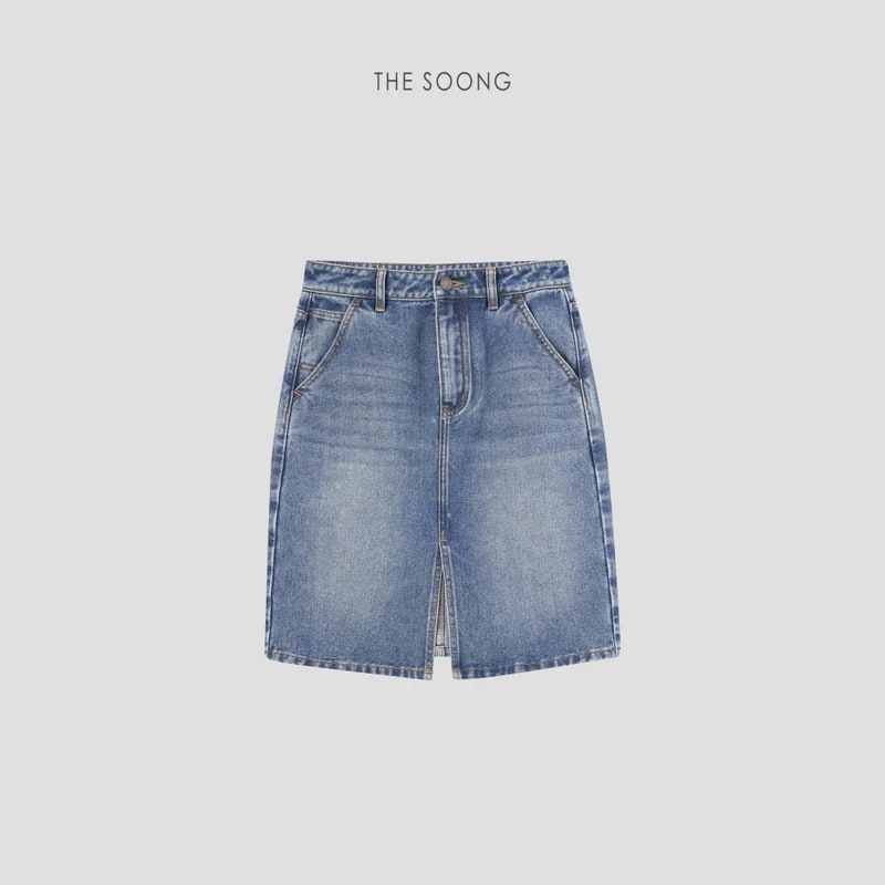 THESOONG「Original Denim」11.3 oz ライトウェイト ウォッシュド ウィスカー デニム view 1