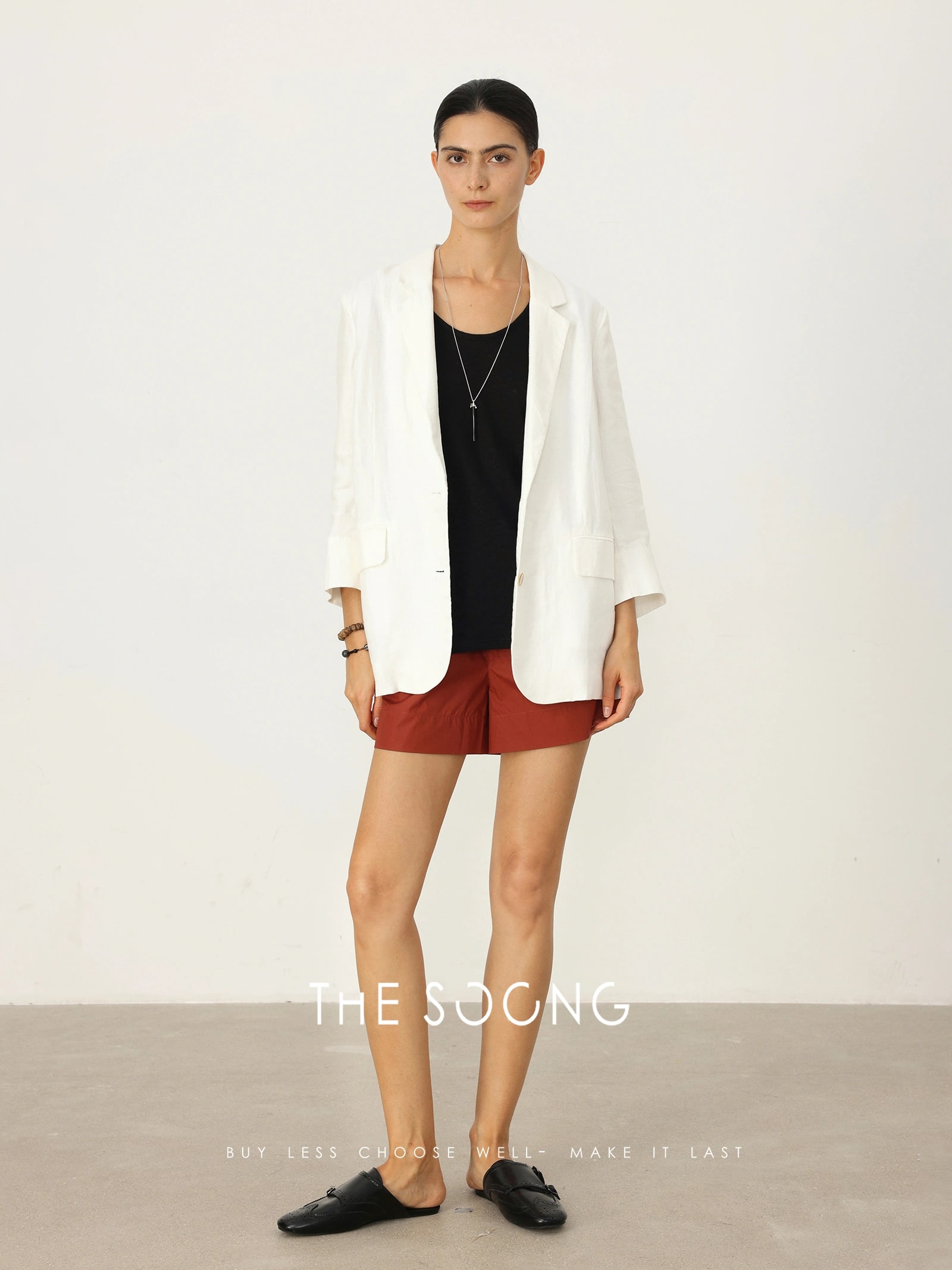 THESOONG ‘Candy Shorts’ 135g 경량 코튼 밴딩 쇼츠 view 4