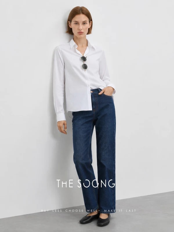 THESOONG “White Order” 100% Long-Staple Cotton Crisp Shirt - 9342 view 6