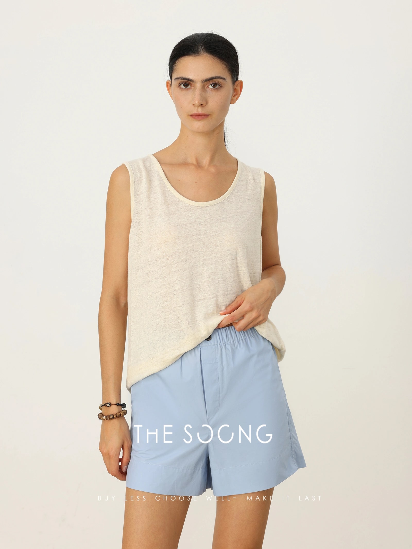 THESOONG ‘Candy Shorts’ 135g 경량 코튼 밴딩 쇼츠 view 3